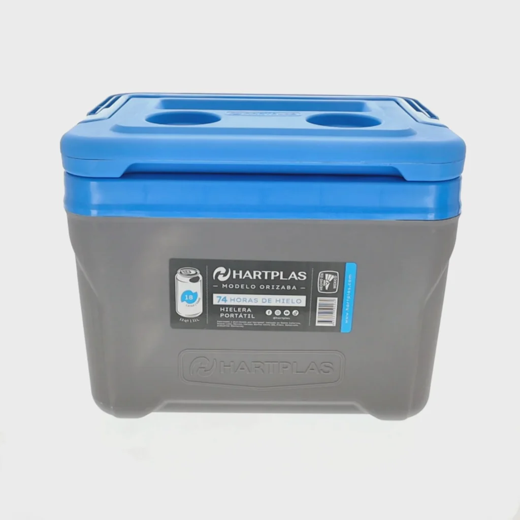 HIELERA ORIZABA 13 QT AZUL/GRIS, foto 1