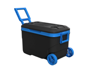 HIELERA ADVENTURE 52 QT AZUL/NEGRO