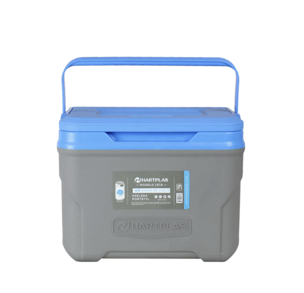 HIELERA IZTA 9 QT AZUL/GRIS