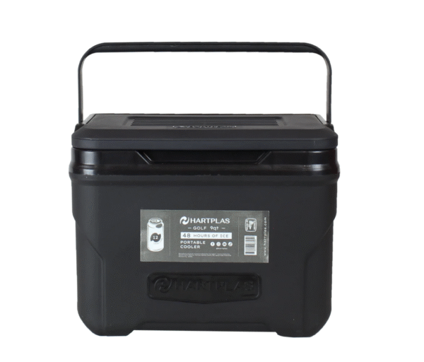 HIELERA GOLF 9 QT NEGRA