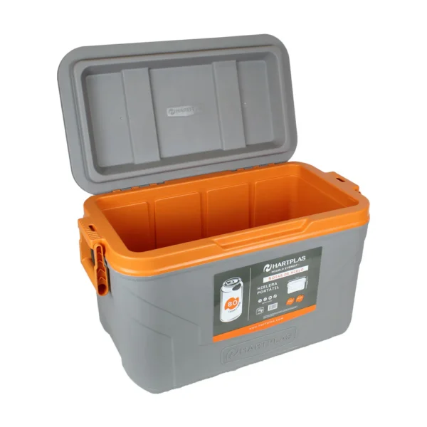 HIELERA EVEREST 52 QT NARANJA/GRIS