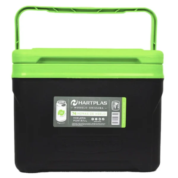 HIELERA ORIZABA 13 QT VERDE/GRIS