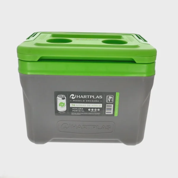 HIELERA ORIZABA 13 QT VERDE/GRIS