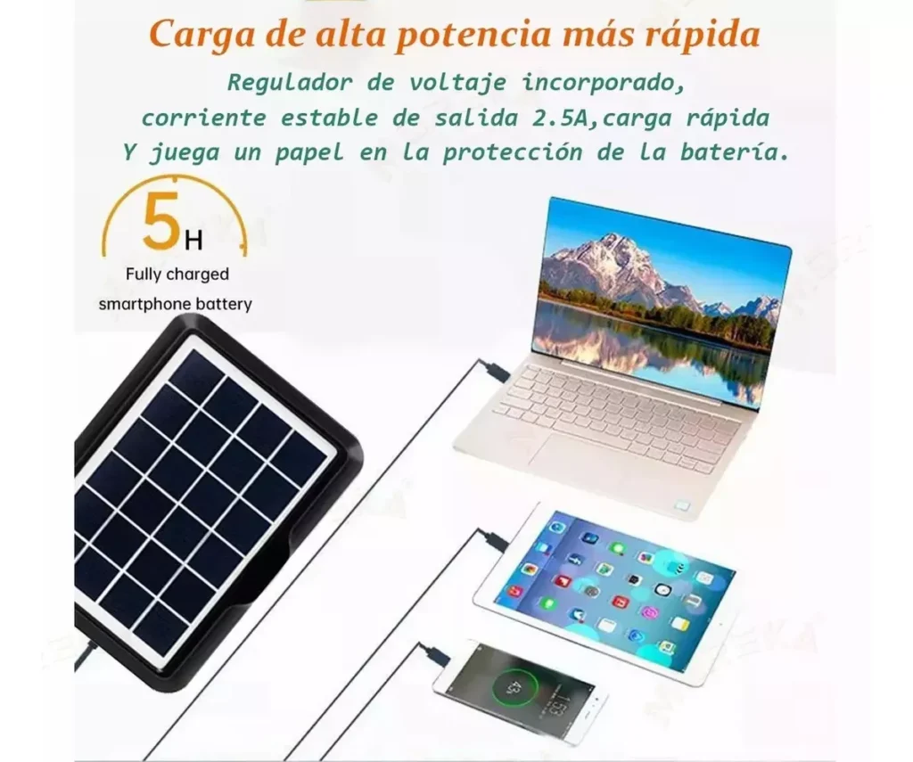Cargador Portátil Solar, foto 3